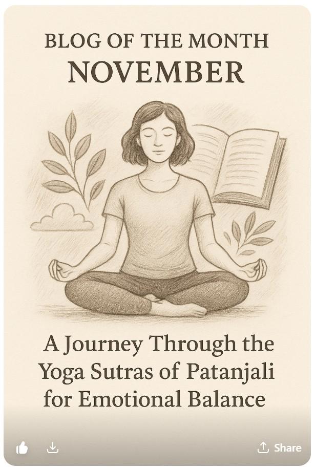 Emotions in the light of Yoga: A Journey through the Yoga Sutras of Patanjali